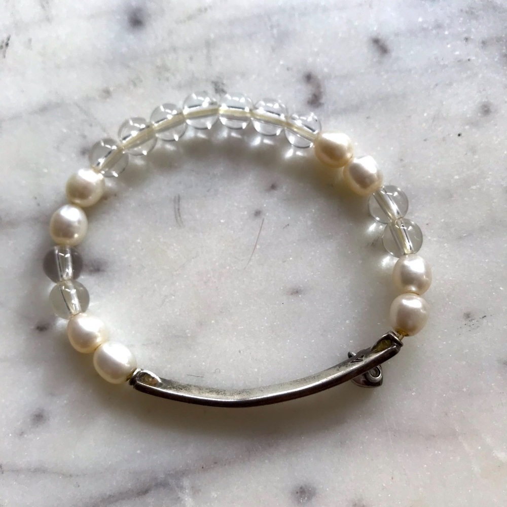 B2408 Retired Silpada Sterling Silver Beaded childrens Bracelet
